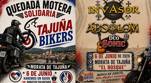 Tajuña Bikers: Rock y solidaridad en Morata de Tajuña (Madrid)